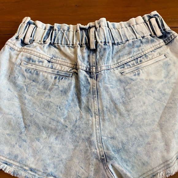 Sea NY Birdie Bleached Denim Shorts size 12 - Picture 4 of 5